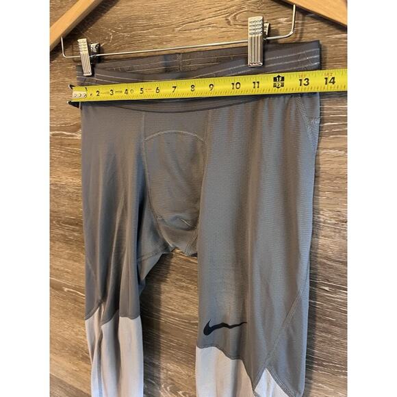 Nike Men’s Pro Hypercool 3/4 Length Tight pants Gray Size M leggings - Picture 3 of 10